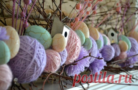 Гирлянда для встречи пасхальных праздников / KNITLY.com - блог о рукоделии