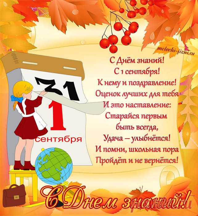День знаний - картинка для детей