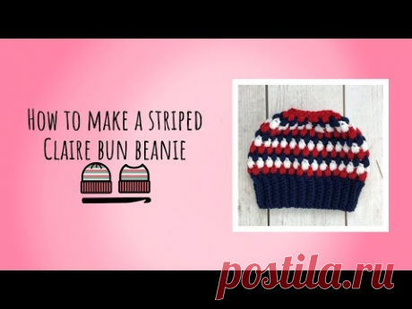 How To Crochet A Striped Beanie