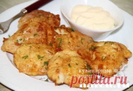 Рыба в луковом кляре