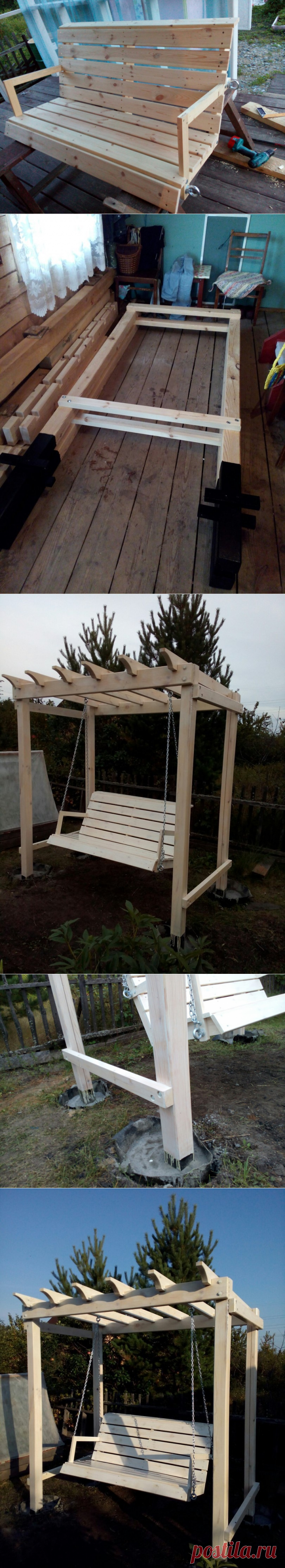 Качели для дачи