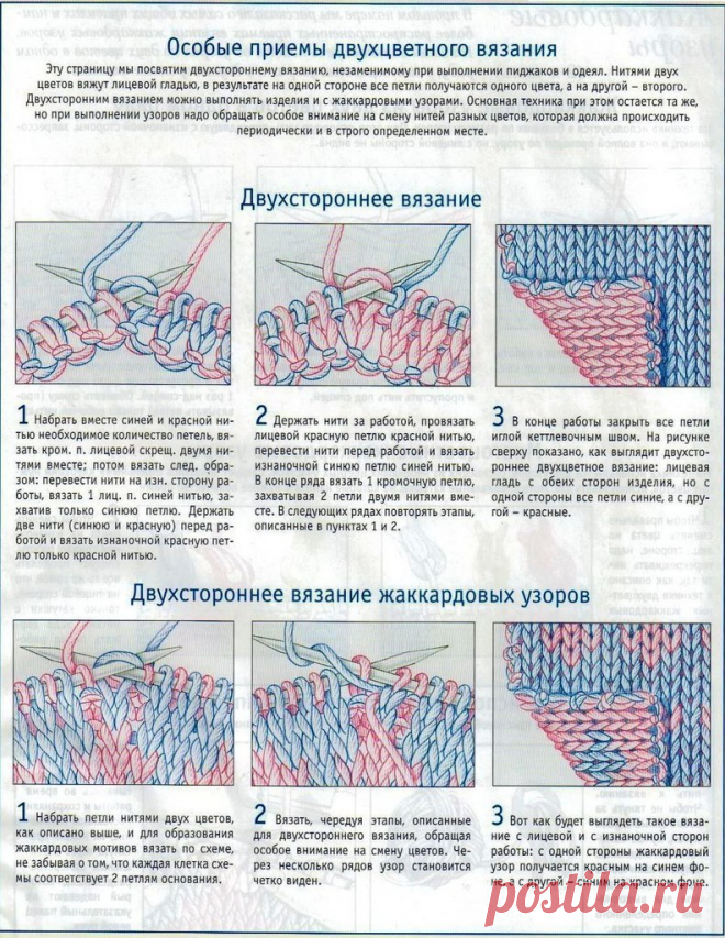 Двухстороннее вязание