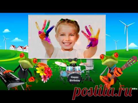 ДЕТСКОЕ СЛАЙД-ШОУ ИЗ ФОТОГРАФИЙ С МУЗЫКОЙ - YouTube