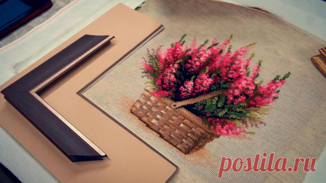 Для чего нужно паспарту в оформлении вышивки? | Секреты рукоделия Лозовской | Яндекс Дзен
