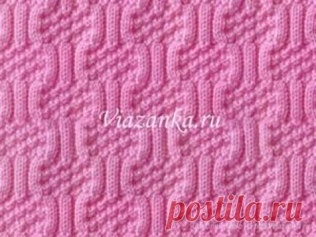 Узор "Розетки" из лицевых и изнаночных петель | Viazanka.ru