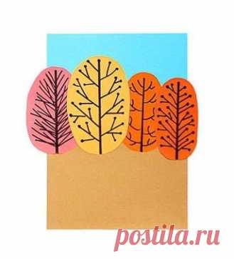 Творчество с детьми. 
Осенний лес 
#Дети