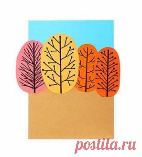 Творчество с детьми. 
Осенний лес 
#Дети