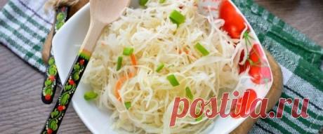 БЫСТРАЯ КАПУСТА В ПАКЕТЕ