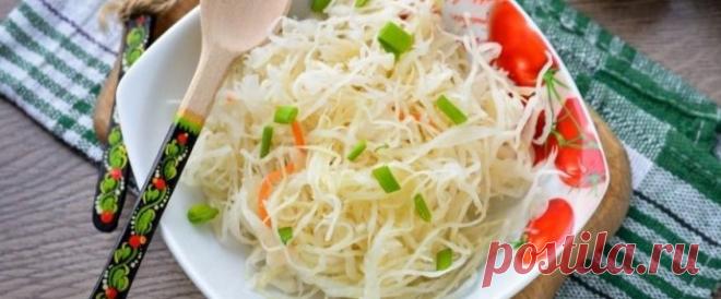 БЫСТРАЯ КАПУСТА В ПАКЕТЕ