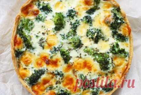 Киш с брокколи и чесноком рецепт – Французская кухня: Выпечка и десерты. «Еда»