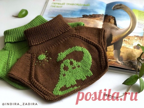 Манишка от https://www.instagram.com/indira_zadira_knit/