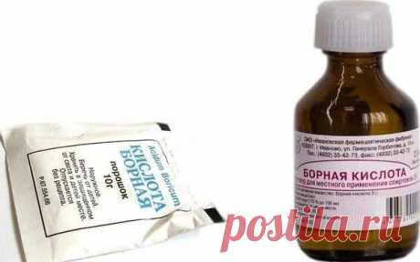 Борная кислота в огороде