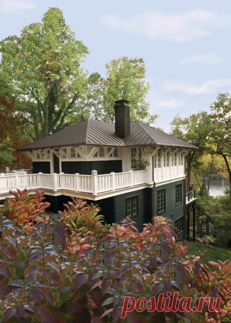 Строительство дома на склоне: фото и советы по планированию, дом на склоне с цокольным этажом, дизайн домов на склоне