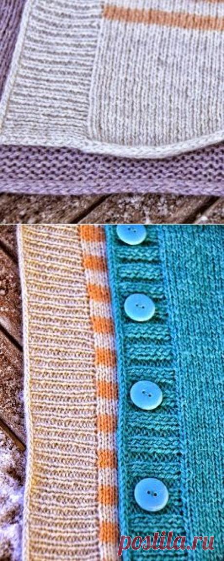 Закрытие петель краев и планок техникой &quot;i-cord&quot; (полый шнур)..