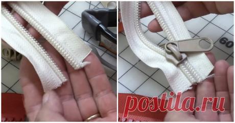 Удивительный лайфхак! Вставить замок в молнию можно с помощью простого предмета ...