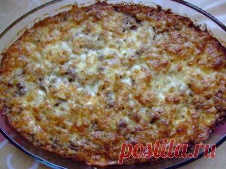 Макаронная запеканка с фаршем
