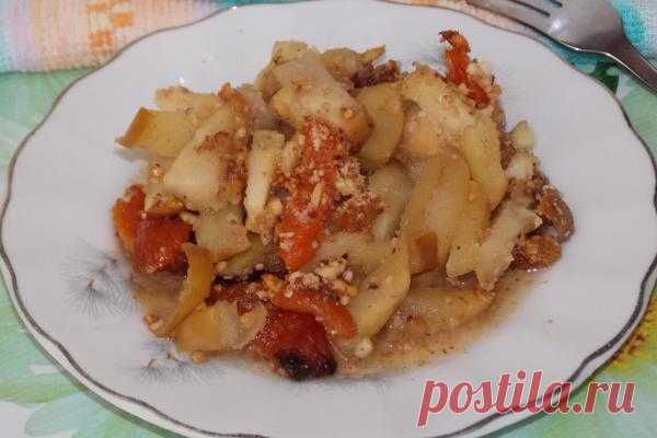 Фруктовый десерт в духовке