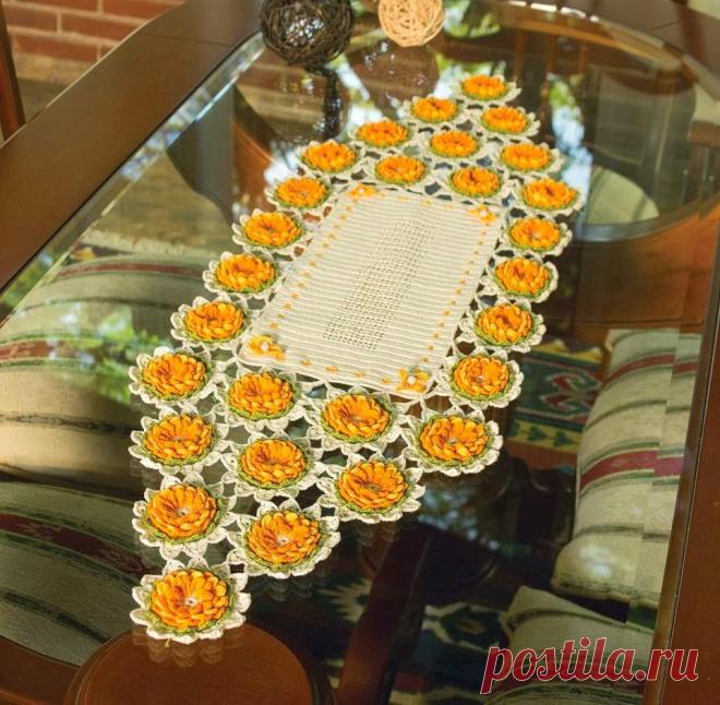Как связать салфетку крючком. Легкие салфетки крючком схемы. | Laboratory household