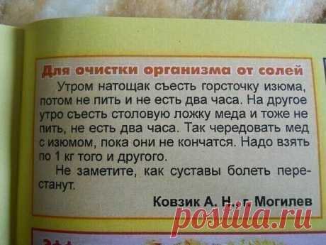 Целебный отвар для чистки кишечника! Все болезни уйдут прочь! 

Этот способ особенно эффективен при очищении организма от солевых отложений, и очень полезен для суставов, костей и даже мышц. Для приготовления очищающего «зелья» необходимо взять 

Ингредиенты: 
5 г измельченного лаврового листа залить 300 г кипятка и кипятить 10 минут на слабом огне. Настаивать в течение 4 часов, укутав в термосе. Пользоваться отваром нужно три дня подряд. Приготовленные 300 г нужно пить в ...