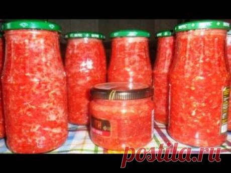 Заготавливаем аджику с хреном