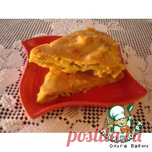 "Шарлотка" с курицей и баклажаном - кулинарный рецепт
