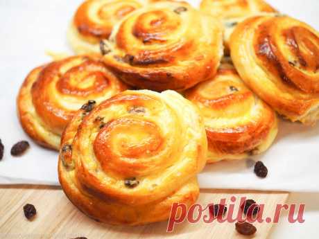 Quark-Rosinen-Schnecken