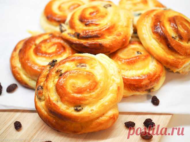 Quark-Rosinen-Schnecken