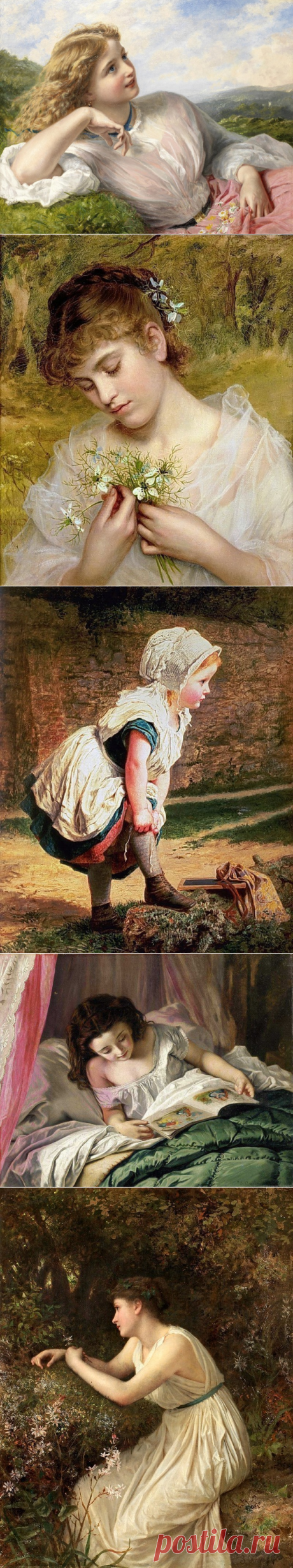 (+1) Английская художница Sophie Gengembre Anderson