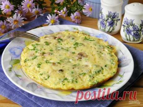 Омлет с ветчиной, грибами и сыром - пошаговый рецепт с фото на Повар.ру