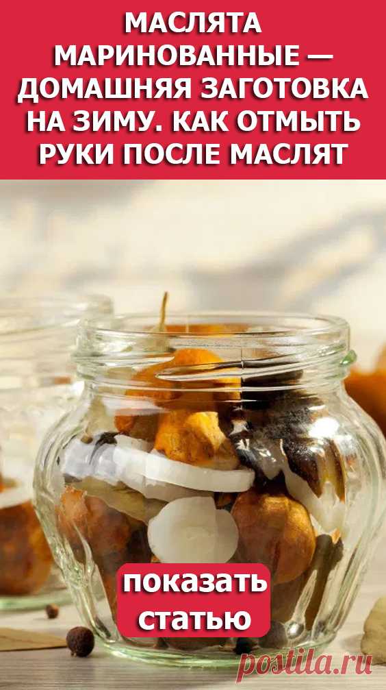 СМОТРИТЕ: Маслята маринованные — домашняя заготовка на зиму. Как отмыть руки после маслят
