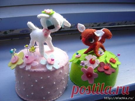 Красивые игольницы, идеи для рукодельниц