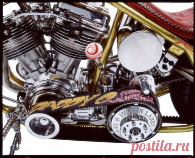 Daddy-O (2003) (Rat Fink).
Построен в честь кумира кастомайзеров 60-х Ed «Big Daddy» Roth. Первая победа на шоу «Создай мотоцикл».