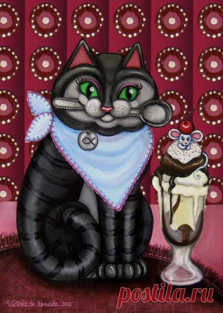 Кошки РАЗ / Картинки для декупажа / PassionForum - мастер-классы по рукоделию