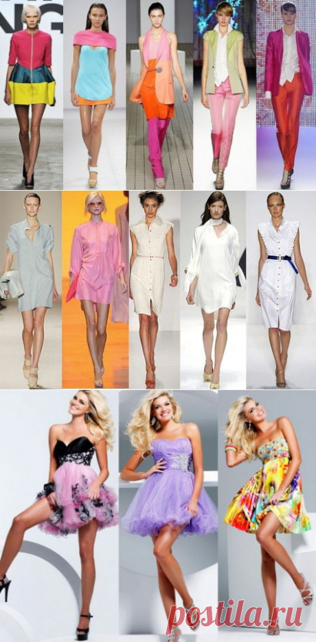Модные платья на лето 2014 - женственность силуэтов и яркость цветов - Shoptema.ru