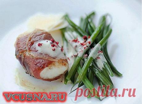 Филе трески в песто и пармской ветчине - изысканный рецепт VCUSNA.RU