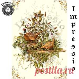 Декупажная карта