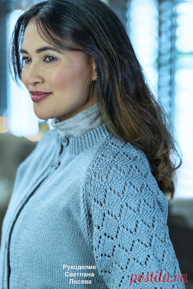 Все оттенки волшебного синего! 16 джемперов со схемами и описанием вязания | Рукоделие Светлана Лосева | Дзен