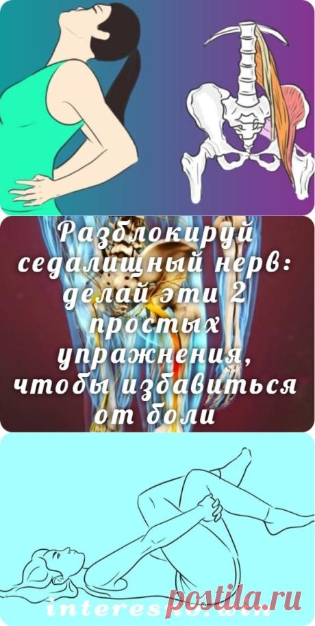 Разблокируй седалищный нерв: делай эти 2 простых упражнения, чтобы избавиться от боли - Счастливые заметки