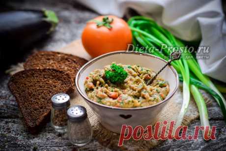 Баклажанная паста для правильных бутербродов