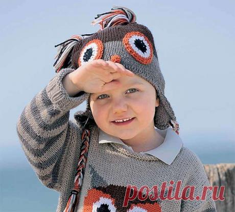 Шапка с совой - делаем своими руками