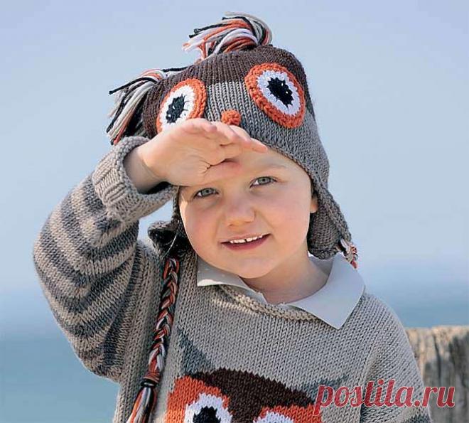 Шапка с совой - делаем своими руками