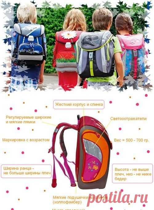 Как выбрать ранец для первоклассника по размеру, форме, материалу, весу и лямкам | Удивительная радуга жизни