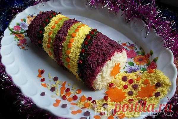 Салат «Новогодняя хлопушка»