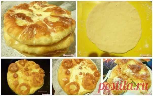 Пышки со сметаной и сахаром