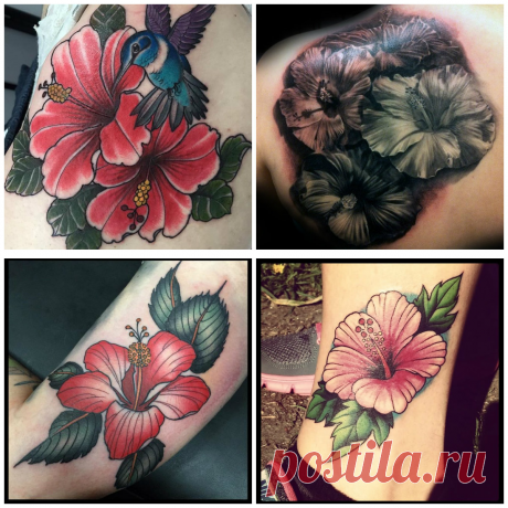 Tatuaje hibisco femenino y masculino: Tendencias y diseños principales de moda