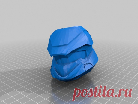 Halo Scout Helmet by Jace1969 An old file from my Pepakura making days that I discovered in Pepakura Designer you can export to .OBJ and in "Windows 10 3DBuilder or 123Design" export to .STL. Unfortunately I don't have the skills yet to improve further on the model, but maybe someone out there would like to tidy it up. Please upload it back as a remix if you do take the time to clean it up.
Please note this was originally uploaded to the net as a free down load. So I cant ...