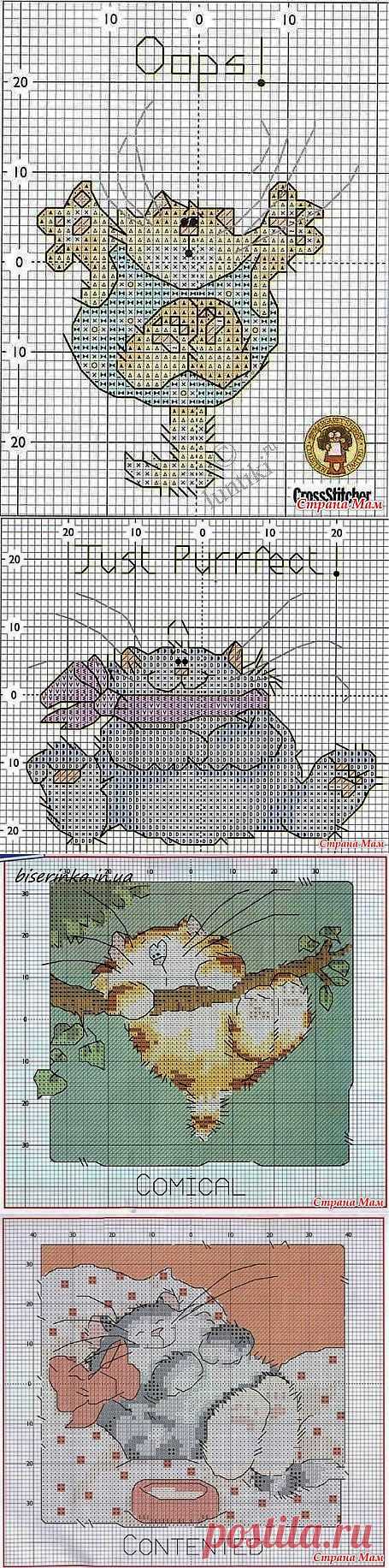 Вышивки крестиком Котики и Собачки.: Дневник группы "Клуб рукоделия" - Страна Мам