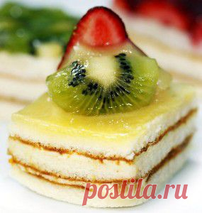 Нежный бисквитный торт | Высокий вкус!