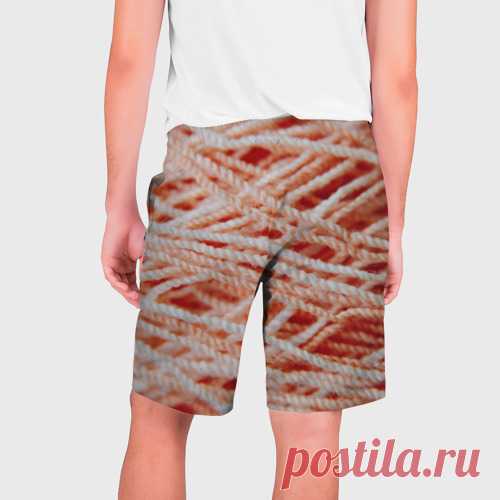 Мужские шорты 3D Нити - макро фото - купить по цене 3300 руб в интернет-магазине Всемайки, арт 3652185