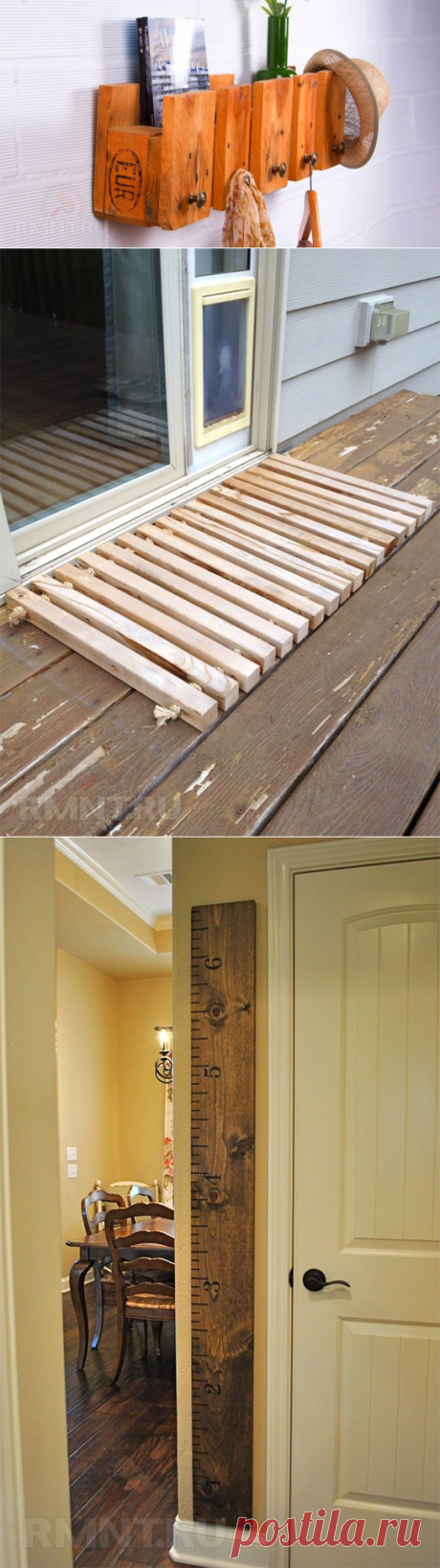 Простые DIY-проекты из кусочков старых досок — Rmnt.ru